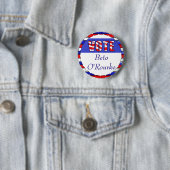 Abstimmung für Beto O'Rourke 2020 Button (Beispiel)