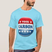 Abstimmung für Carson 2016 T-Shirt (Vorderseite)