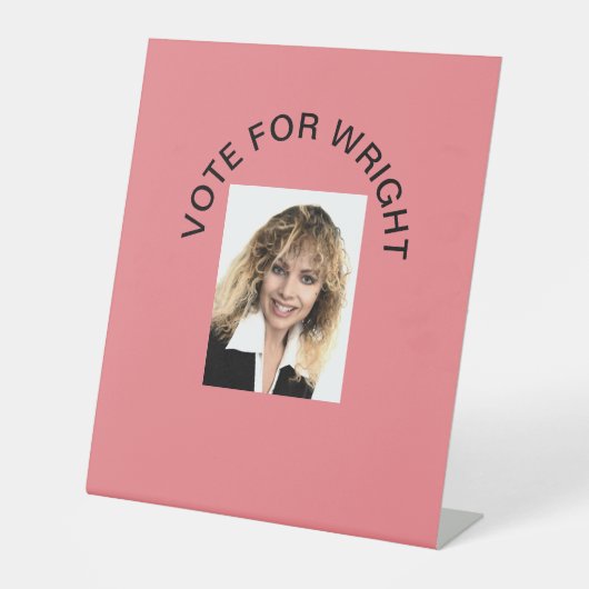 ABSTIMMUNG FÜR DAS SCHREIBPEDESTZEICHEN SOCKELSCHILD (Vorderseite)