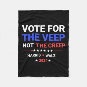 Abstimmung für das Veep nicht das Creep Harris Wal Fleecedecke