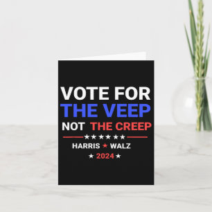 Abstimmung für das Veep nicht das Creep Harris Wal Karte
