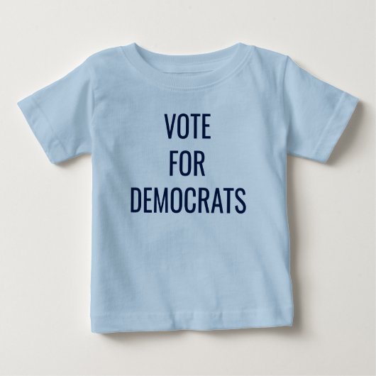Abstimmung für Demokraten Baby T-shirt (Vorderseite)