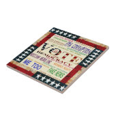 Abstimmung für Demokratie Fliese (Seite)