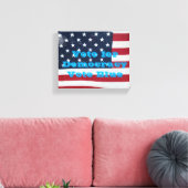 Abstimmung für Demokratie Leinwanddruck (Insitu (Wohnzimmer))