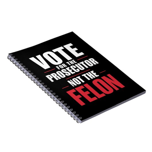 Abstimmung für den Ankläger, nicht für den Felon Notizblock (Rechte Seite)