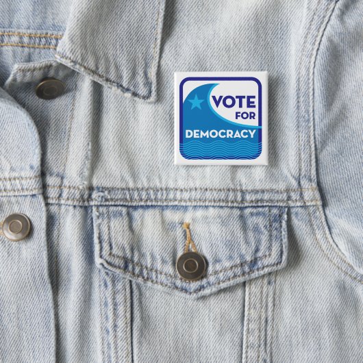 Abstimmung für den Knopf "Demokratie" Button (Beispiel)