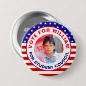 Abstimmung für den Präsidenten der Gruppe: Student Button (Vorne & Hinten)