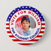 Abstimmung für den Präsidenten der Gruppe: Student Button (Vorderseite)