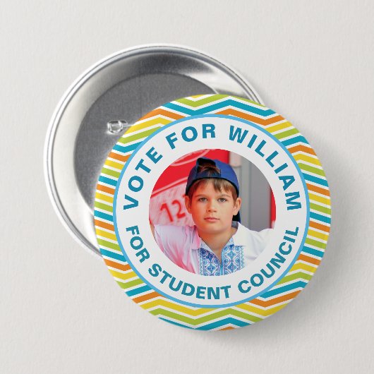 Abstimmung für den Präsidenten der Gruppe: Student Button (Vorne & Hinten)