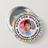 Abstimmung für den Präsidenten der Gruppe: Student Button (Vorne & Hinten)