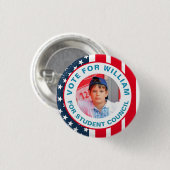 Abstimmung für den Präsidenten der Gruppe: Student Button (Vorne & Hinten)