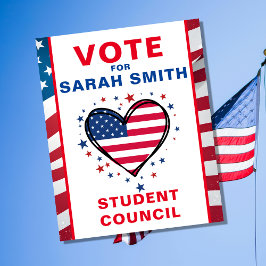 Abstimmung für den Präsidenten der Klasse: HERZ Flyer