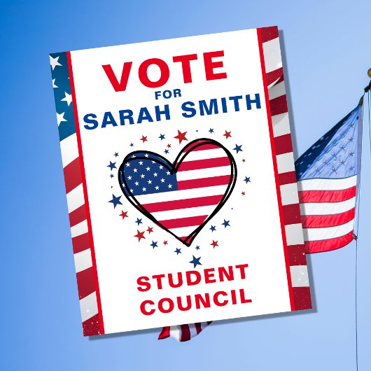 Abstimmung für den Präsidenten der Klasse: HERZ Flyer