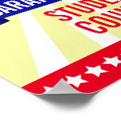 Abstimmung für den Präsidenten der Klasse: Kühne " Poster (Ecke)