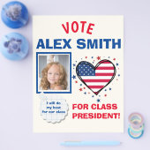 Abstimmung für den Präsidenten der Klasse: Wahl Flyer (Einzeln)
