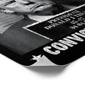 Abstimmung für den verurteilten Felon Funny Trump  Poster (Ecke)