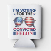 Abstimmung für den verurteilten Felon Trump-Präsid Dosenkühler (Rückseite)