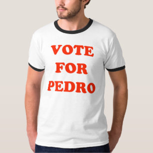 Abstimmung für der Wecker-T - Shirt Pedro-Männer