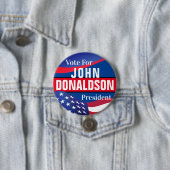 Abstimmung für die Vorlage der Kampagne Button (Beispiel)