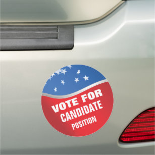 Abstimmung für die Wahlkampffinanzierung Auto Magnet