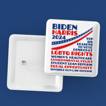 Abstimmung für die Wahlplattform Biden Harris 2024