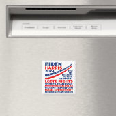 Abstimmung für die Wahlplattform Biden Harris 2024 Magnet (In Situ (Geschirrspüler))