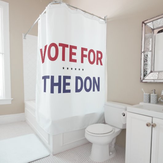 Abstimmung für Don (Wahl 2020 in den USA) Duschvorhang (Beispiel)
