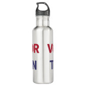 Abstimmung für Don (Wahl 2020 in den USA) Edelstahlflasche (Rückseite)