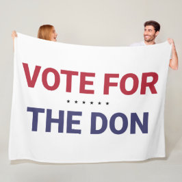 Abstimmung für Don (Wahl 2020 in den USA) Fleecedecke