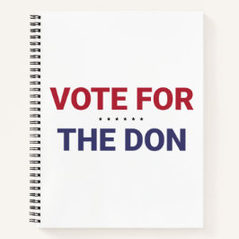 Abstimmung für Don (Wahl 2020 in den USA) Notizblock