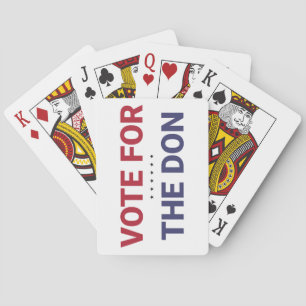 Abstimmung für Don (Wahl 2020 in den USA) Spielkarten