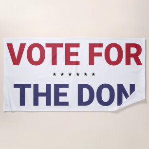 Abstimmung für Don (Wahl 2020 in den USA) Strandtuch