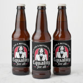 Abstimmung für eine bessere Zukunft US-Präsident 2 Bierflaschenetikett (Flaschen)