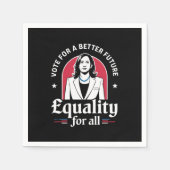 Abstimmung für eine bessere Zukunft US-Präsident 2 Serviette (Vorderseite)