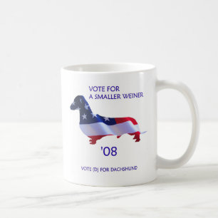 Abstimmung für eine kleinere Weiner Tasse
