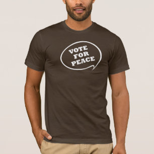 Abstimmung für Friedensdunkelheits-T - Shirt
