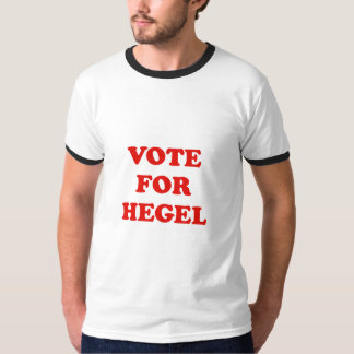 Abstimmung für Hegel T-Shirt