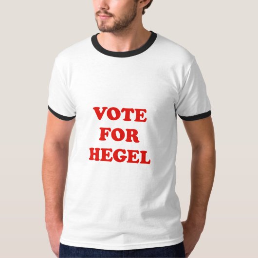 Abstimmung für Hegel T-Shirt (Vorderseite)
