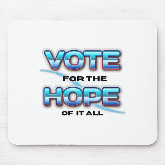 Abstimmung für Hoffnung Kamala Harris - Harris Wal Mousepad (Vorne)
