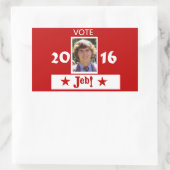 Abstimmung für Jeb 2016 Rechteckiger Aufkleber (Tasche)