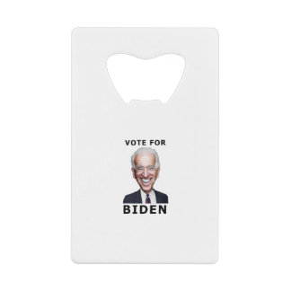 Abstimmung für Joe Biden Geldbeutel Flaschenöffner