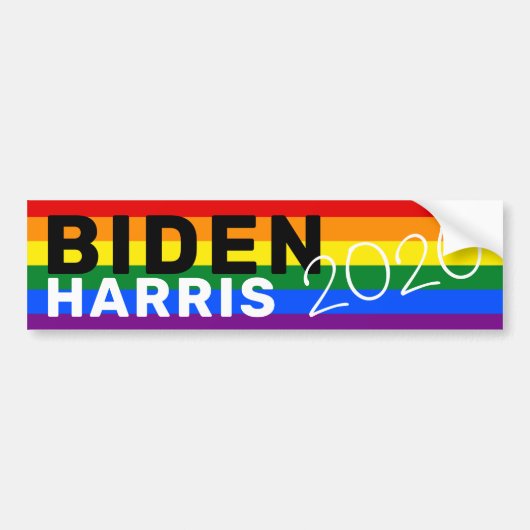 Abstimmung für Joe Biden & Kamala Harris 2020 Autoaufkleber (Vorne)