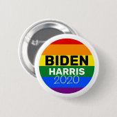 Abstimmung für Joe Biden & Kamala Harris 2020 Button (Vorne & Hinten)