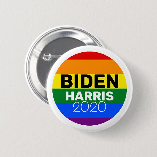 Abstimmung für Joe Biden & Kamala Harris 2020 Button (Vorne & Hinten)
