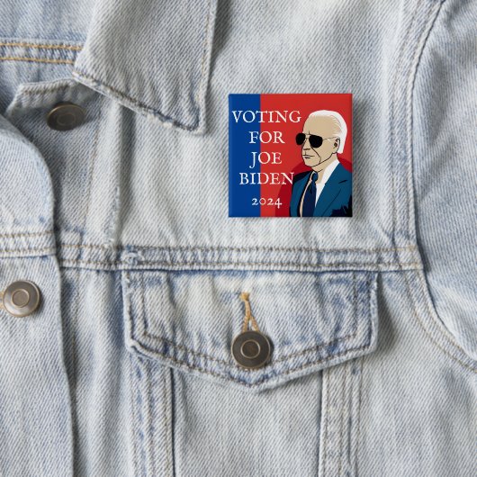 Abstimmung für Joe Biden | Präsidentschaftswahl 20 Button (Beispiel)