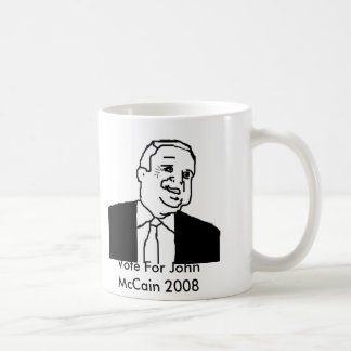 Abstimmung für John McCain Tasse