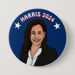 Abstimmung für Kamala Harris 2024 Button