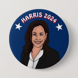 Abstimmung für Kamala Harris 2024 Button