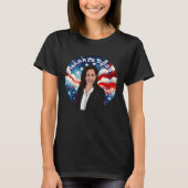 Abstimmung für Kamala Harris 2024 T-Shirt (Vorderseite)
