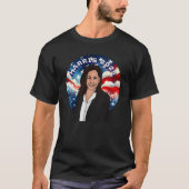 Abstimmung für Kamala Harris 2024 T-Shirt (Vorderseite)